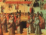 BELLINI, Gentile Procession in the Piazza di San Marco oil painting artist